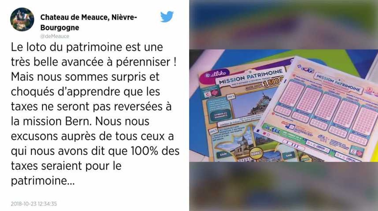 Loto du Patrimoine. Gérald Darmanin admet que les taxes générées par le jeu n’iront pas au patrimoine.
