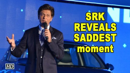 Shah Rukh Khan REVEALS his SADDEST moment