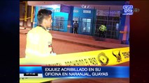 Exjuez acribillado en su oficina en Naranjal, provincia del Guayas