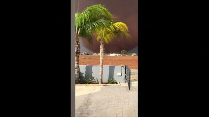 Powerful tornado sweeps and swirls through Cyprus