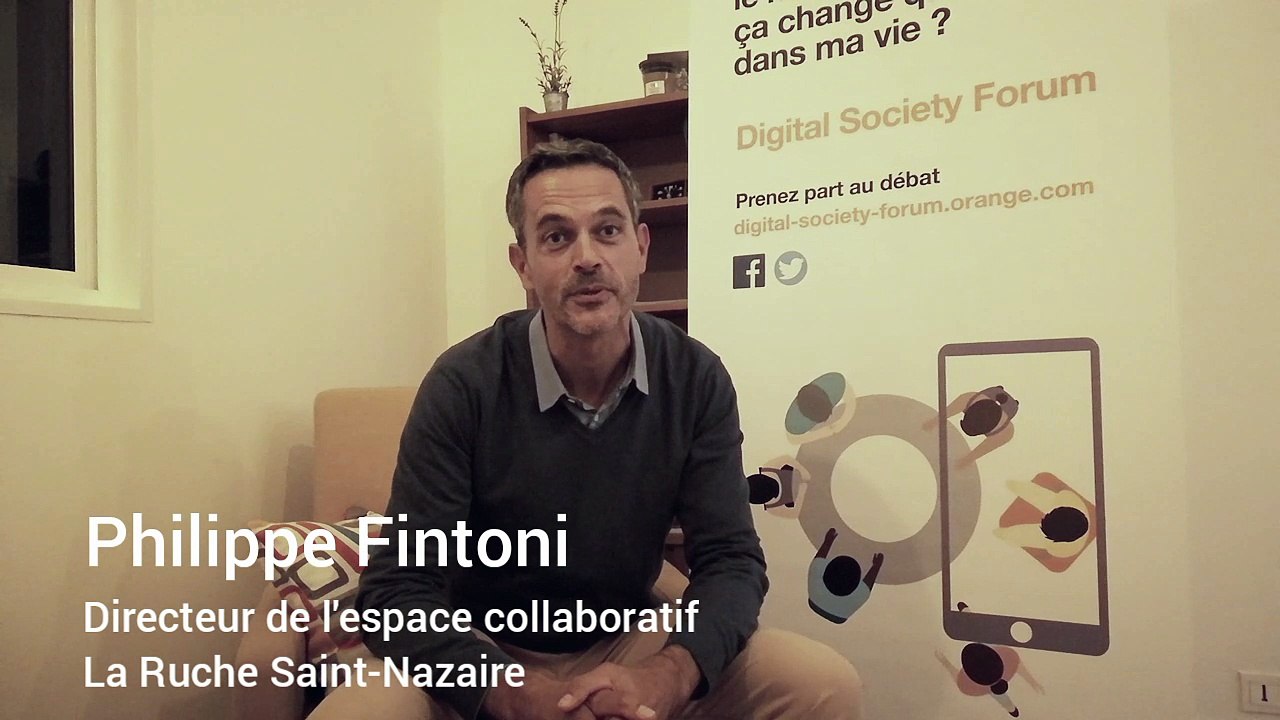 "Sentiment de paradoxe sur les Internets et les réseaux sociaux" - Philippe Fintoni, Directeur de l'espace collaboratif La Ruche Saint-Nazaire
