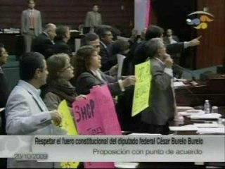 Toma PT, encabezados por Noroña, tribuna en San Lázaro