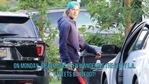 Justin Bieber Hits The Filthy L.A. Streets BAREFOOT