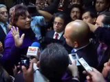 A empujones, discuten diputados de Oaxaca en San Lázaro