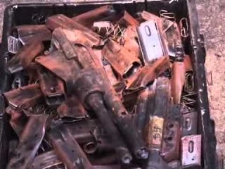 Exhiben armas decomisadas al narco