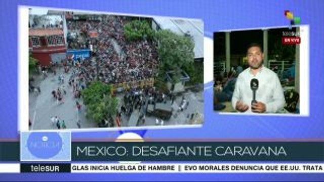 México: caravana migrante pasará la noche en Huixtla, Chiapas