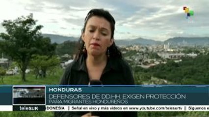 Honduras:defensores de DDHH exigen protección para caravana migrantes