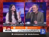 Hit this glass in my head - Female anchor couldn't digest Nusrat Javed praising Asad Umar