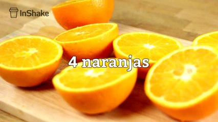 Batido de piña y naranja