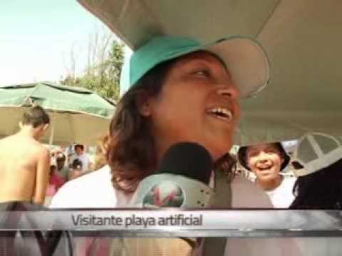 Gozan capitalinos las playas en el DF