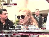 Kylie Minogue en Monterrey firma autógrafos a fans