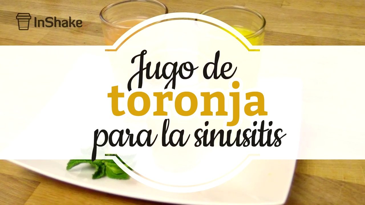 Jugo de toronja para la sinusitis