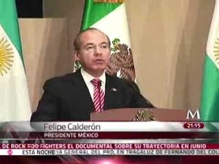Kirchner y Calderón destacan relación México - Argentina