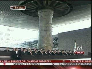 Pide Felipe Calderón minuto de silencio para víctimas