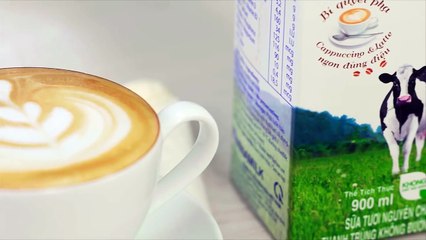 Món Ngon từ Vinamilk - Pha chế Cappuccino ngon đúng điệu với Sữa tươi thanh trùng Vinamilk 100%