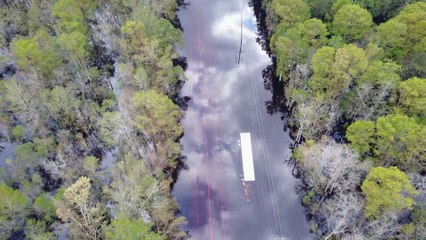Hurricane Floods Highways