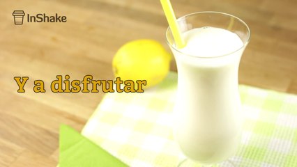 Batido de limón y leche antiviral