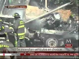 Carámbola en carretera México-Toluca