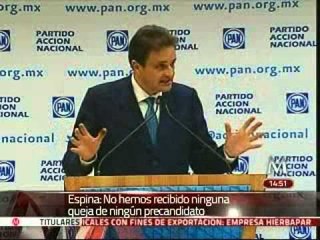 José Espina da conocer la primera parte del reporte de elección interna del PAN