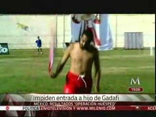 México impide la entrada del hijo de Gadafi con el "Operativo Huésped"