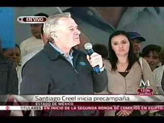 Santiago Creel inicia precampaña