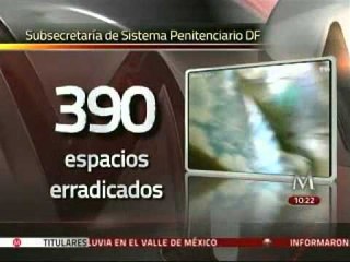 Eliminan 390 espacios ilegales en reclusorio norte