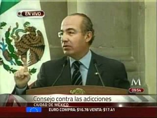 Las drogas son la esclavitud del siglo XXI: Félipe Calderón