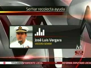 Semar recolecta víveres para la Sierra Tarahumara