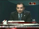 Confunde Cordero nombre de Felipe Calderón y lo llama 'Vicente Calderón'