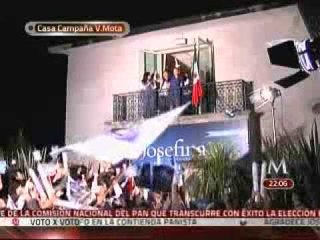 Gil Zuarth habla sobre triunfo de Josefina mientras ésta celebra