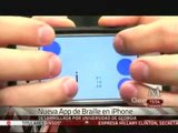 Nueva aplicación de escritura Braile para iPhone