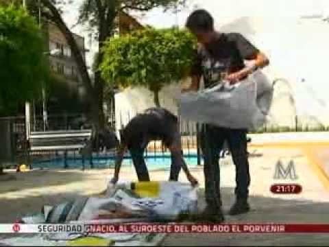 Secretaría de Obras y organizaciones civiles, retiran 74 toneladas de basura electoral