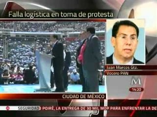 Reconocen falta de coordinación en toma de protesta de Vázquez Mota