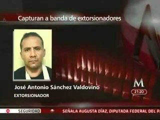 Capturan banda de extorsionadores en DF