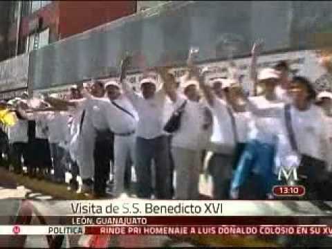 Reporte de la visita de Benedicto XVI a 3 horas de su llegada; por Carlos Zuñiga