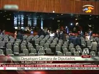 Concluye Cámara de Diputados sesión debido a sismo