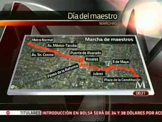 Desplegarán 300 elementos de tránsito por marcha de maestros