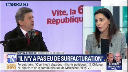 Sophia Chikirou: "Je n'étais donneur d'ordre" lors de la campagne de Jean-Luc Mélenchon