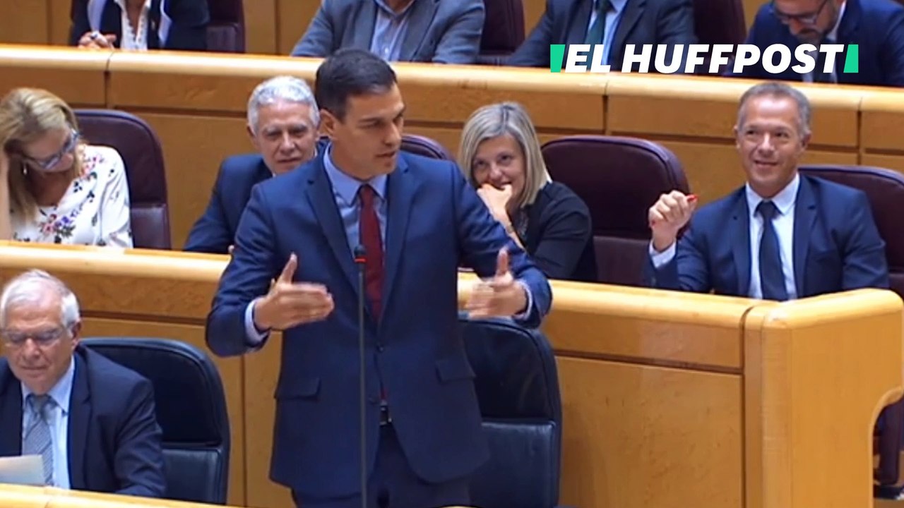 "Todo lo que haga es ilegal, inmoral, y hasta incluso engorda" Pedro Sánchez en la Sesión de Control en el Senado