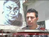 Exhiben a víctimas de la inseguridad en retratos gigantes, en Ecatepec