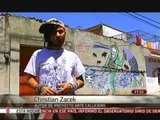 Grafiteros mejoran aspecto de calles en Cholula, Puebla