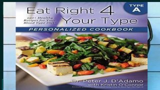 Best product  Eat Right 4 Your Type Personalized Cookbook Type a: 150+ Healthy Recipes for Your