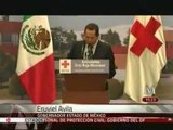 Entrega Eruviel Ávila cheque por 10 millones de pesos a la Cruz Roja Mexicana