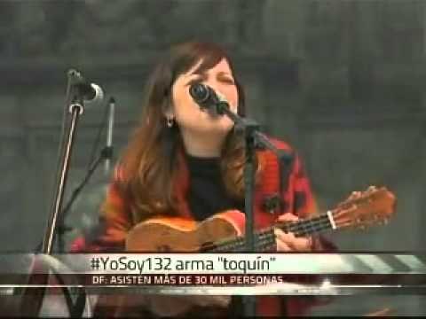 Merecemos la paz, no más guerra, #YoSoy132: Natalia Lafourcade