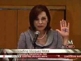 México necesita una mejor receta: Josefina Vázquez Mota