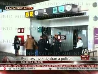 Investigan presunto enfrentamiento entre policías en el AICM