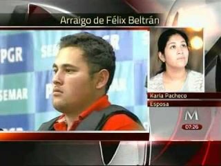 "Le plantaron armas a mi esposo": Karla Pacheco, esposa de Beltrán