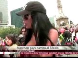 Realizan Marcha lésbico-gay en la Ciudad de México