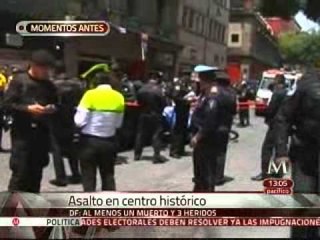 Télécharger la video: Un muerto y tres heridos tras balacera en el Centro Histórico en el DF