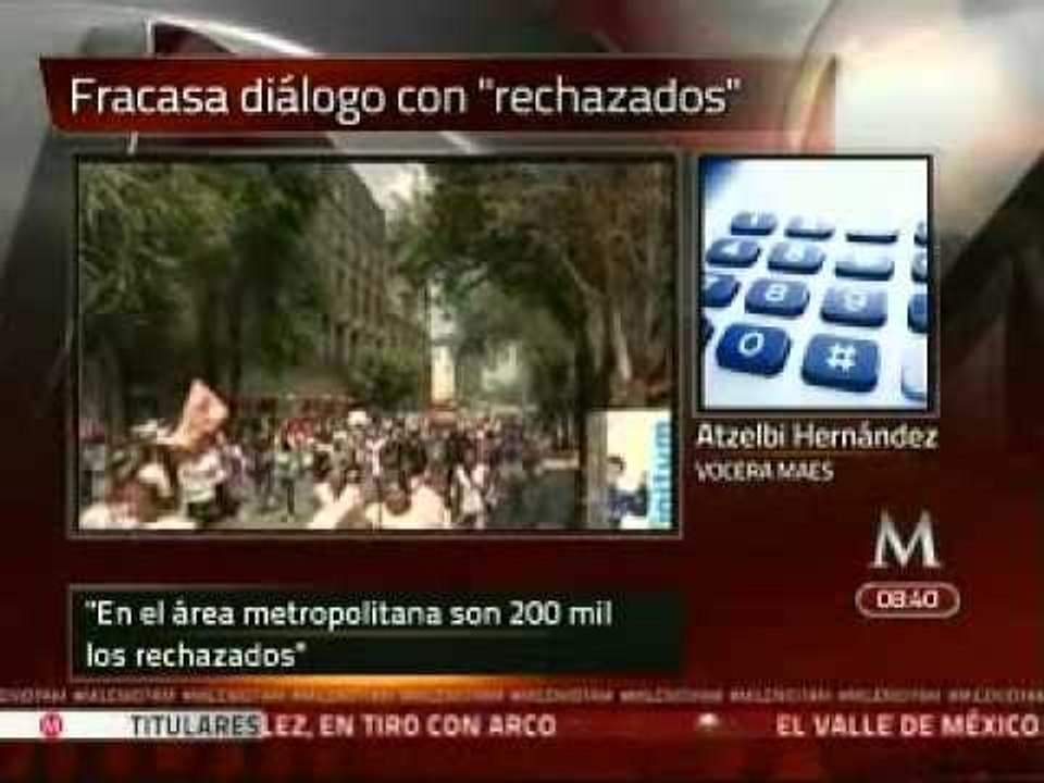 Pedimos a las instituciones no nos hagan salir a las calles cada año: estudiante rechazada